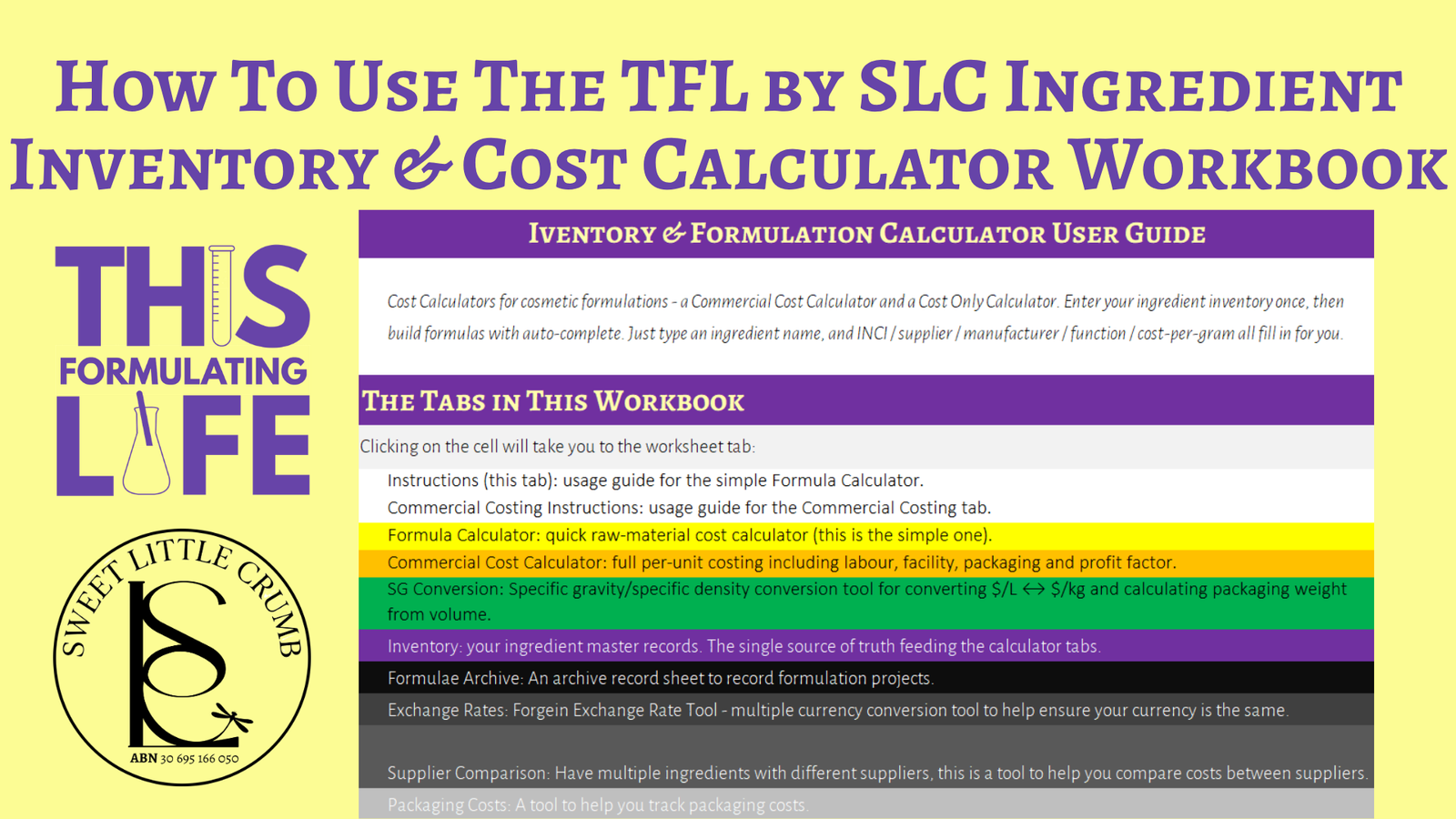 ingredient inventory, commercial & ingredient costing workbook tool ingredient inventory, commercial & ingredient costing workbook tool